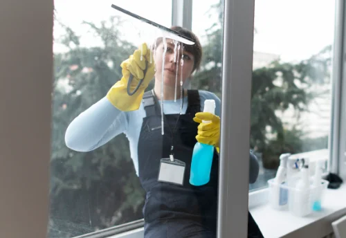 Nettoyage de vitres intérieures et extérieures à Merpins